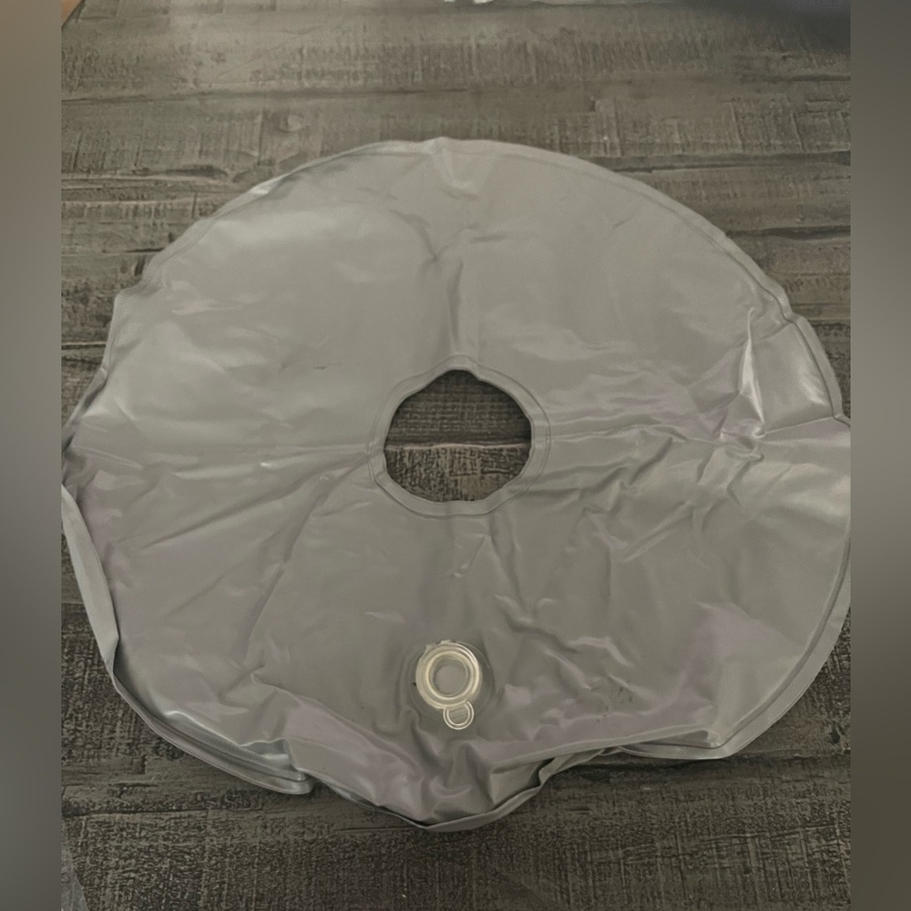 20” plastic tent holder (fill w water) NWOT, 2 included